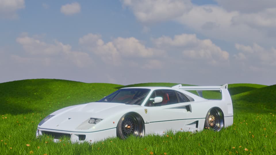 FerrariF40 upgrade White
